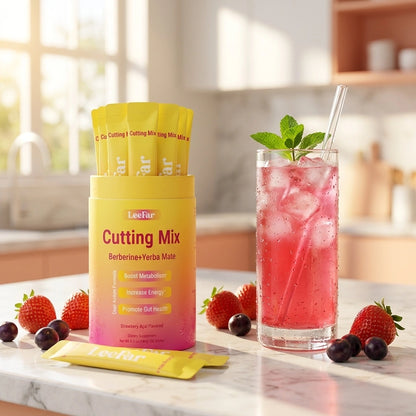 LeeFar™ Cutting Mix Drink - Strawberry Açaí Flavor – 30 Servings